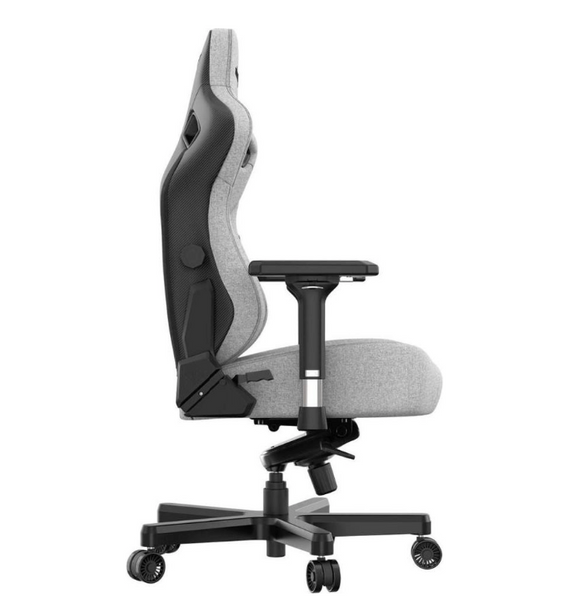 Крісло геймерське Anda Seat Kaiser 3 XL Grey Fabric тканина до 180 кг з регулюванням нахилу 165&deg; та 4D підлокітниками Anda_Seat_Kaiser_3_XL_Grey_Fabric фото