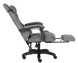 Крісло геймерське GT Racer X-2339 Fabric Black/Gray тканина до 80 кг з регулюванням висоти та нахилу 135&deg; з підставкою для ніг X-2339_Fabric_Black/Gray фото 5
