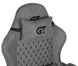 Крісло геймерське GT Racer X-2339 Fabric Black/Gray тканина до 80 кг з регулюванням висоти та нахилу 135&deg; з підставкою для ніг X-2339_Fabric_Black/Gray фото 9