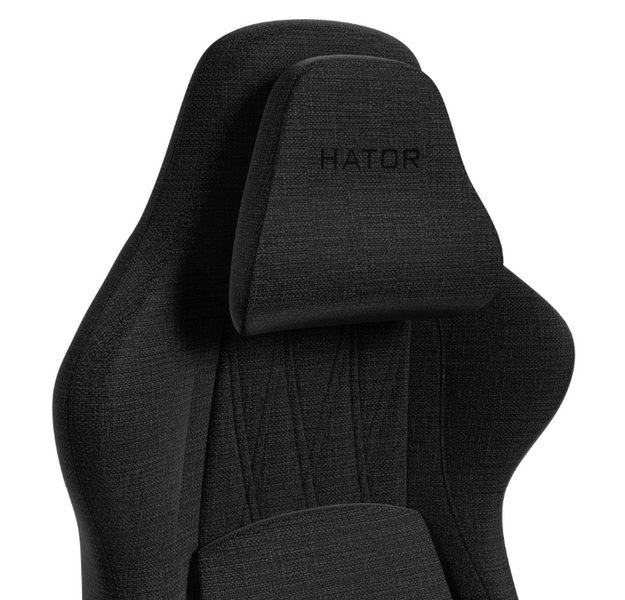 Крісло геймерське Hator Darkside 3M Fabric Black тканина до 100 кг з регулюванням нахилу 170&deg; та 2D підлокітниками Darkside_3M_Fabric_Black фото