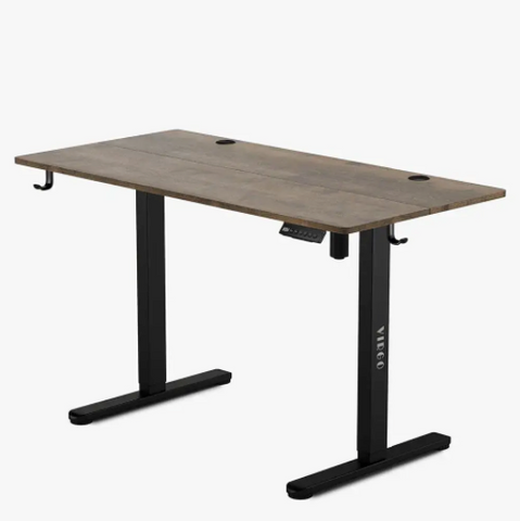 Стіл з регулюванням висоти електричний Elevar Black Oak 120&times;60 см, 72&ndash;118 см, пам&rsquo;ять позицій, до 70 кг Elevar_Black_Oak фото