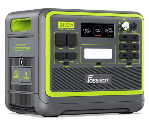 Зарядна станція FOSSiBOT F2400, зелена | 2400 Вт, 2048 Вт&middot;год FOSSiBOT_F2400_green фото