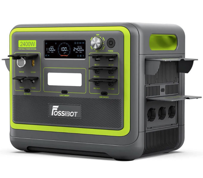 Зарядна станція FOSSiBOT F2400, зелена | 2400 Вт, 2048 Вт&middot;год FOSSiBOT_F2400_green фото