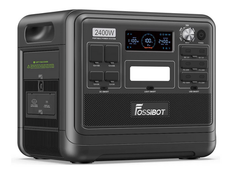 Зарядна станція FOSSiBOT F2400 (2400 Вт, 2048 Вт&middot;год), чорна FOSSiBOT_F2400_black фото
